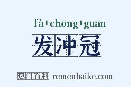发冲冠是什么意思的图片